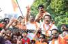 BJP candidate Vedavyas Kamath showcased his strength in the final march